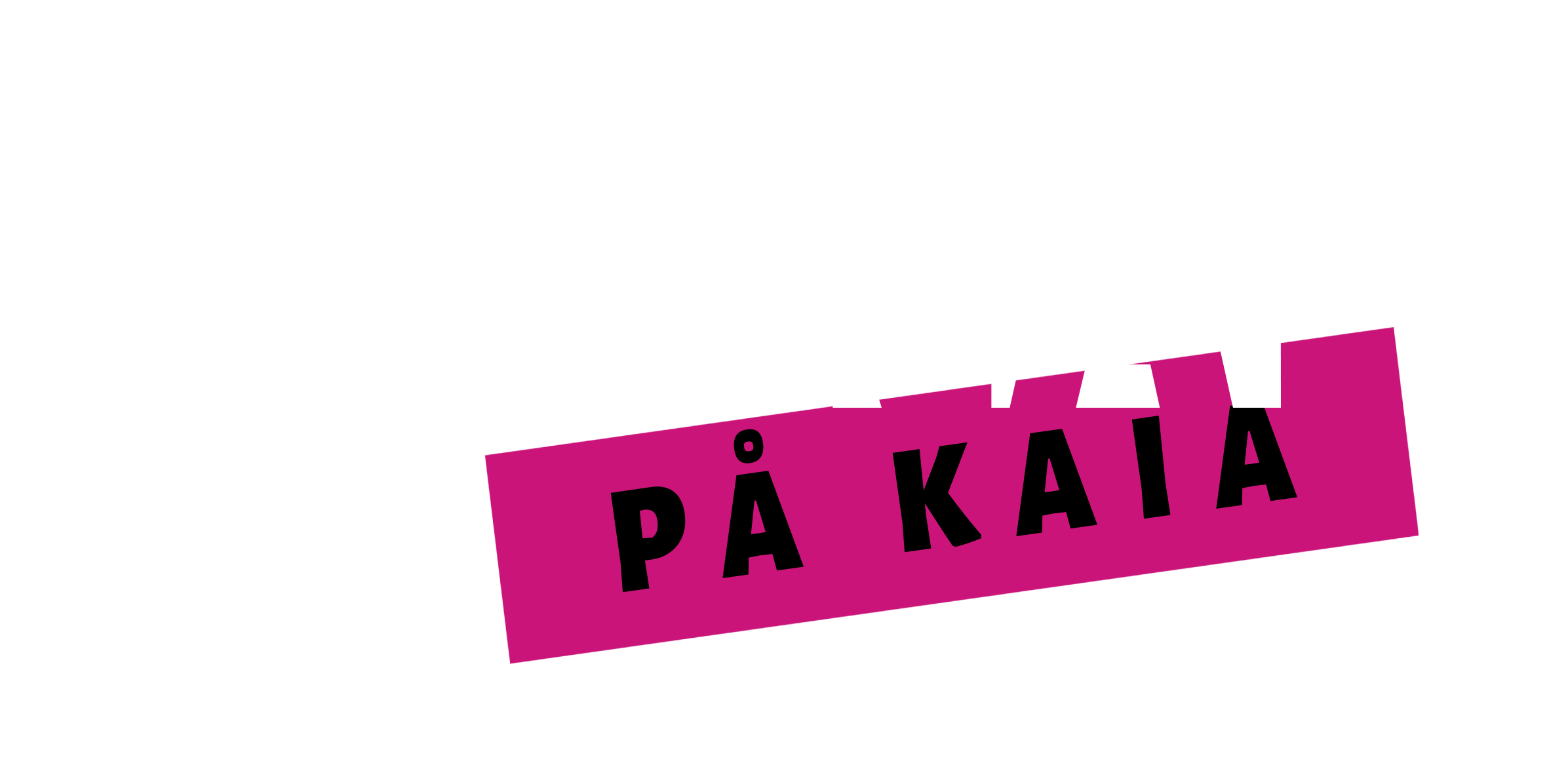 Havna på kaia logo_hvit